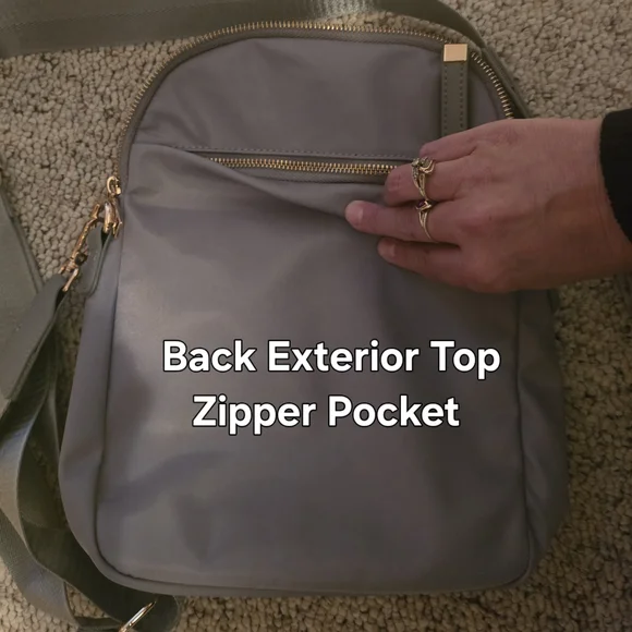 Crossbody Bag with Adjustable Strap - Picture 5 of 7